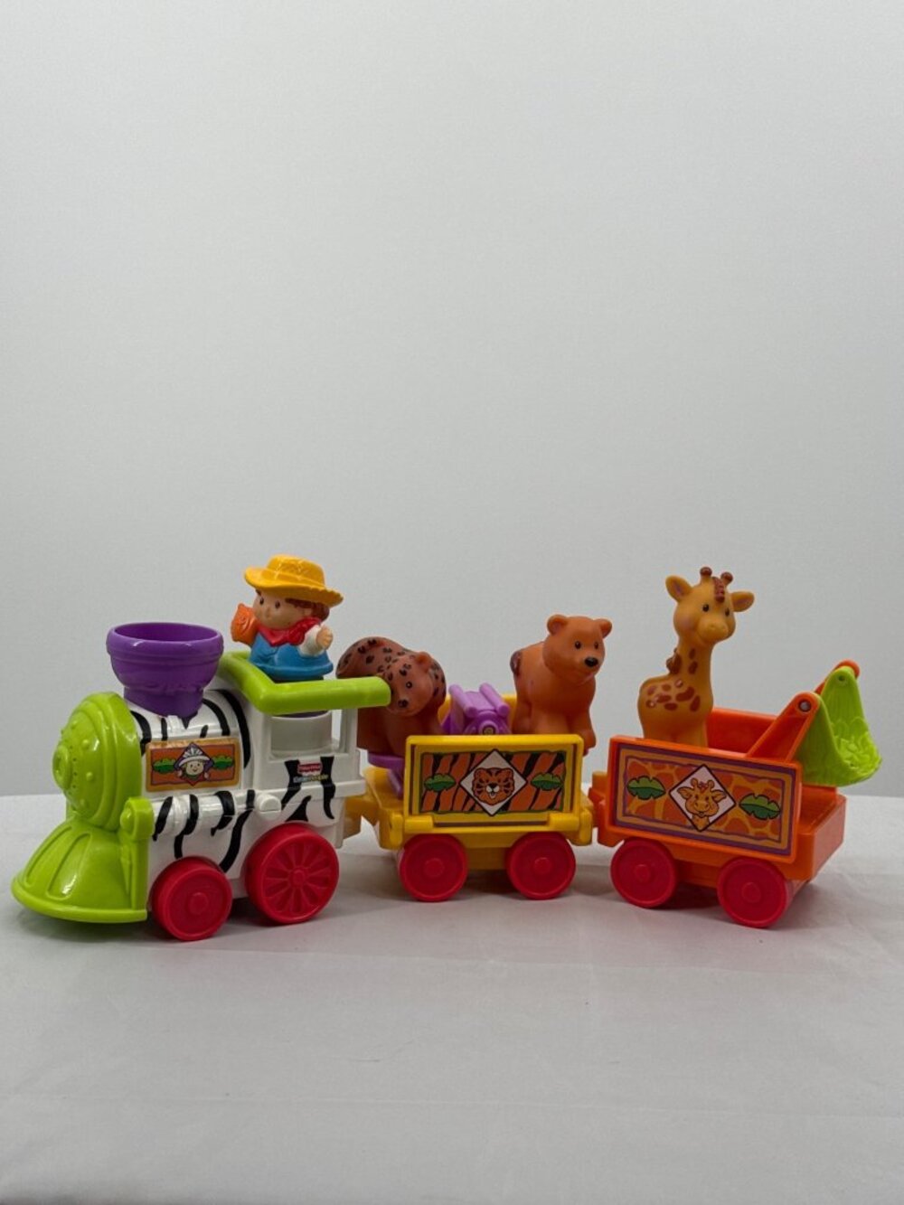 Fisher Price Little People Musical Zoo Train 77948 Vintage 2001 Toy Lot